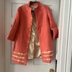 Vintage Pink Wool Coat